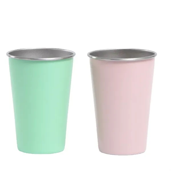 Stainless Steel Cups 8&12&16 oz Pint Tumbler - Stainless Steel Cups 8&12&16 oz Pint Tumbler - Image 7 of 9