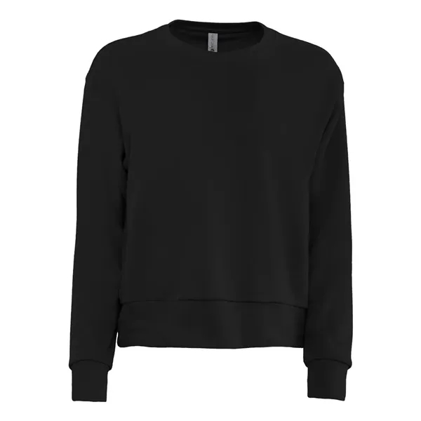 Custom Next Level Women's Laguna Sueded Crewneck Sweatshirt