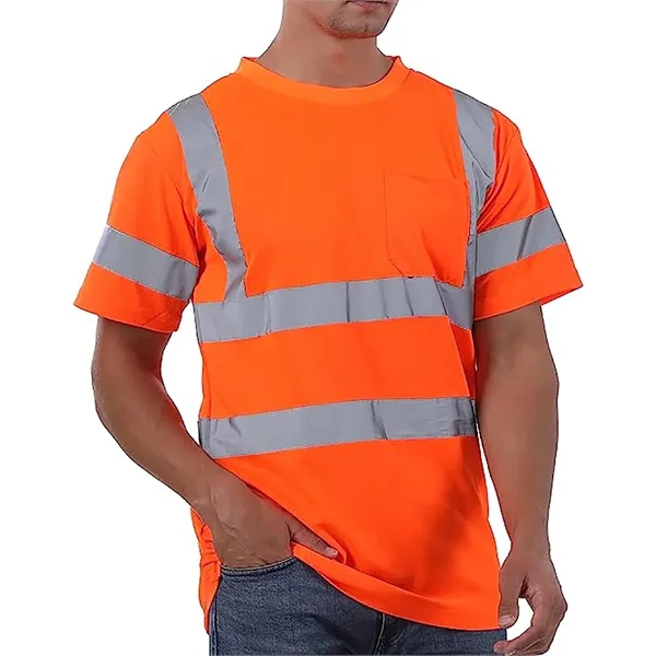 Shirt for Men, Reflective Strips