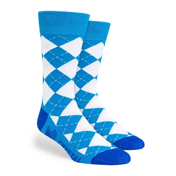 Logo Argyle Simpler Socks - Logo Argyle Simpler Socks - Image 1 of 17
