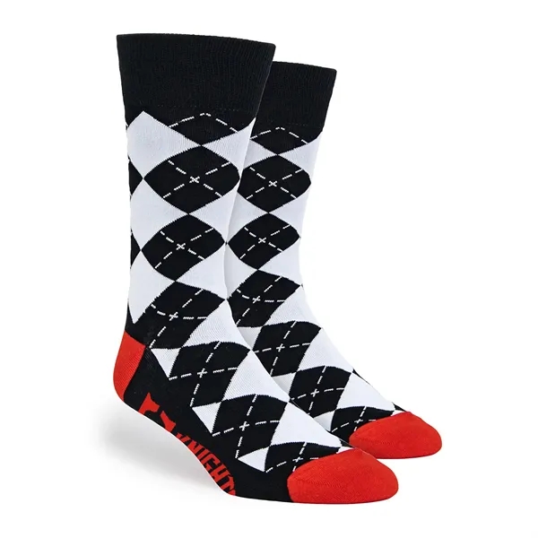 Logo Argyle Simpler Socks - Logo Argyle Simpler Socks - Image 3 of 17