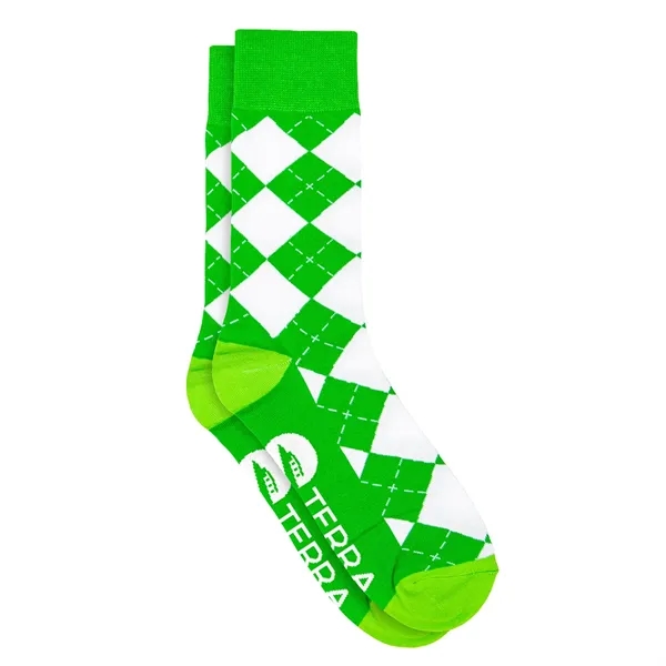 Logo Argyle Simpler Socks - Logo Argyle Simpler Socks - Image 6 of 17