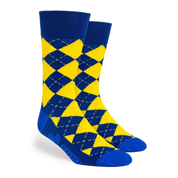 Logo Argyle Simpler Socks - Logo Argyle Simpler Socks - Image 9 of 17
