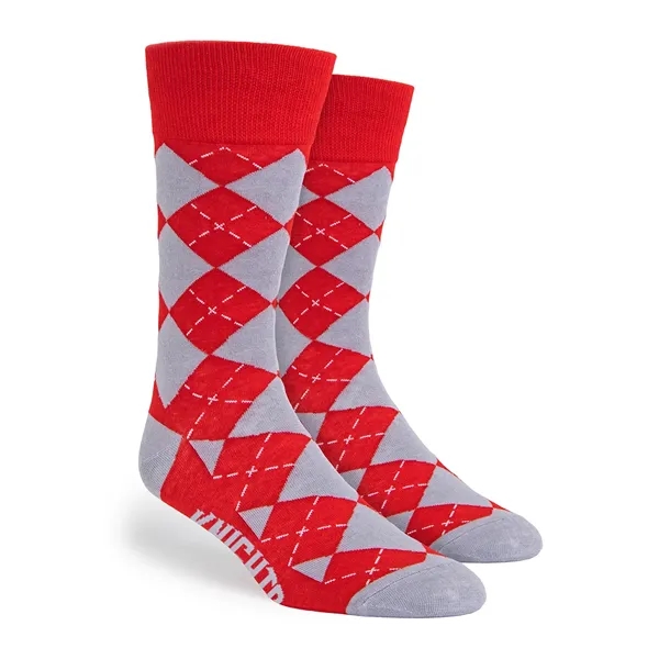 Logo Argyle Simpler Socks - Logo Argyle Simpler Socks - Image 11 of 17