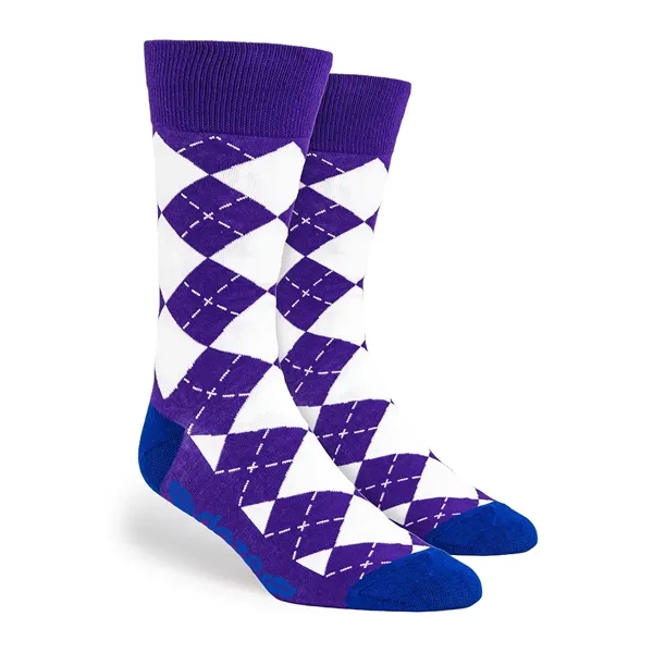 Logo Argyle Simpler Socks - Logo Argyle Simpler Socks - Image 15 of 17