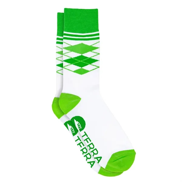 Half Argyle Simpler Socks - Half Argyle Simpler Socks - Image 6 of 17