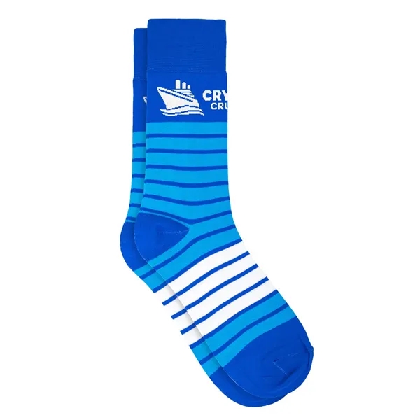 Two Color Stripes Simpler Socks - Two Color Stripes Simpler Socks - Image 0 of 17