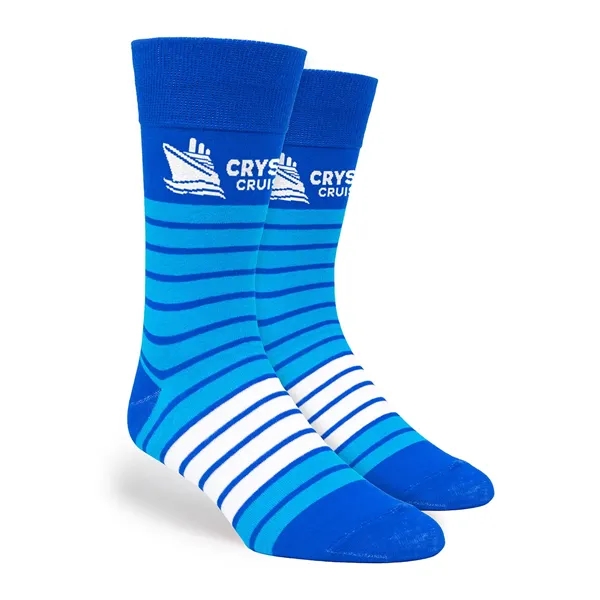 Two Color Stripes Simpler Socks - Two Color Stripes Simpler Socks - Image 1 of 17