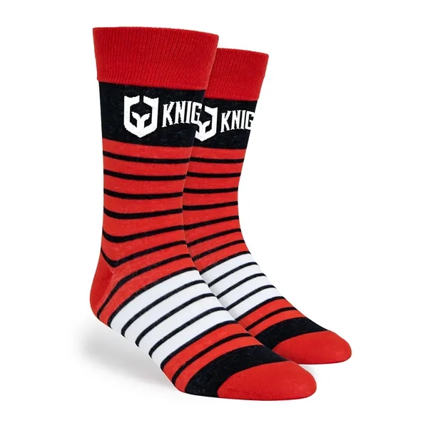 Two Color Stripes Simpler Socks - Two Color Stripes Simpler Socks - Image 3 of 17