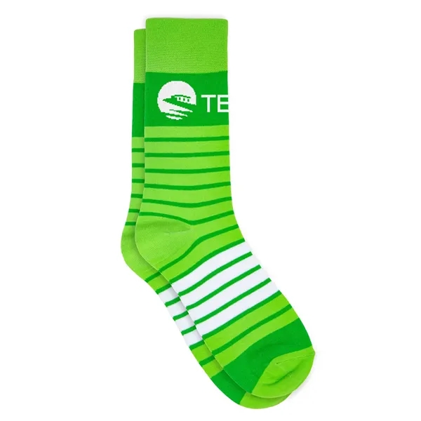 Two Color Stripes Simpler Socks - Two Color Stripes Simpler Socks - Image 6 of 17