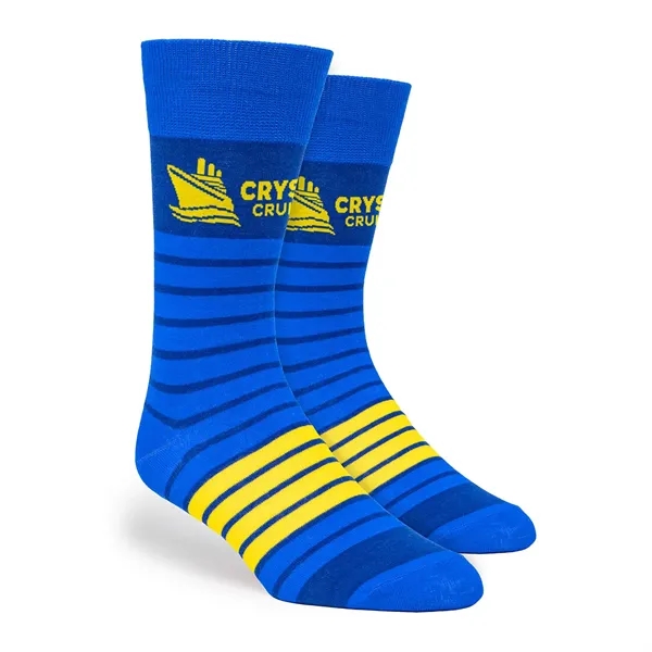 Two Color Stripes Simpler Socks - Two Color Stripes Simpler Socks - Image 9 of 17