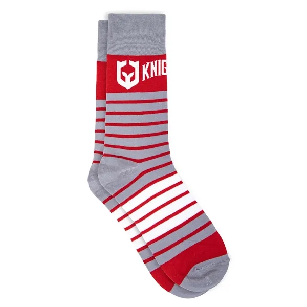 Two Color Stripes Simpler Socks - Two Color Stripes Simpler Socks - Image 10 of 17