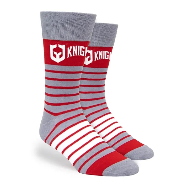 Two Color Stripes Simpler Socks - Two Color Stripes Simpler Socks - Image 11 of 17