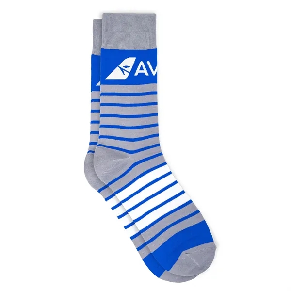 Two Color Stripes Simpler Socks - Two Color Stripes Simpler Socks - Image 16 of 17