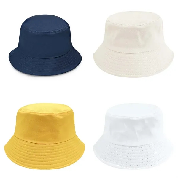 Custom Cotton Unisex Beach Bucket Hats - Custom Cotton Unisex Beach Bucket Hats - Image 6 of 6