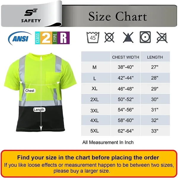 High Visibility Safety Reflective T-Shirts Quick Dry Yellow - High Visibility Safety Reflective T-Shirts Quick Dry Yellow - Image 1 of 2