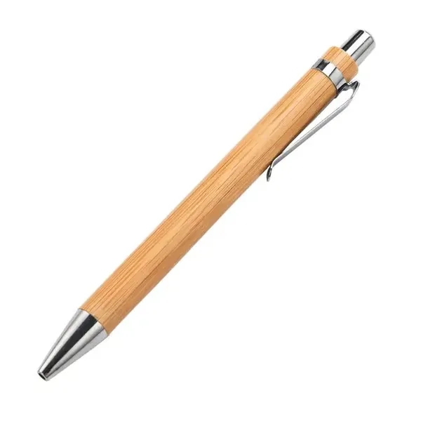 Eco-Friendly Bamboo Click Ballpoint Pen - Eco-Friendly Bamboo Click Ballpoint Pen - Image 2 of 5