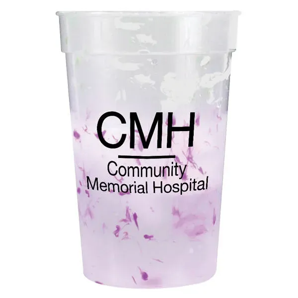 Mood™ 17 oz. Confetti Stadium Cup - Mood™ 17 oz. Confetti Stadium Cup - Image 5 of 12