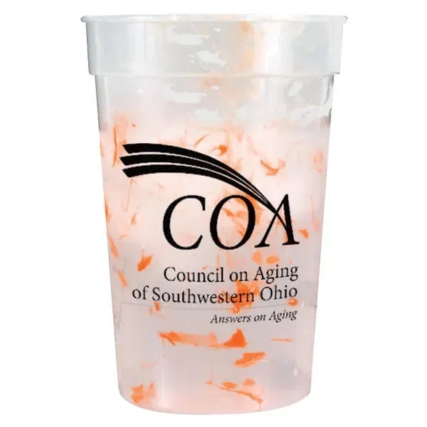 Mood™ 17 oz. Confetti Stadium Cup - Mood™ 17 oz. Confetti Stadium Cup - Image 7 of 12