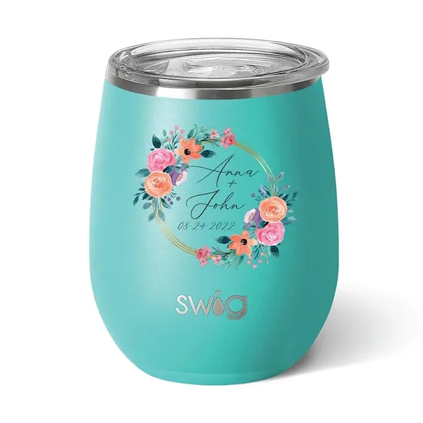 Swig® 14 oz. Matte Stemless Wine Cup, Full Color Digital - Swig® 14 oz. Matte Stemless Wine Cup, Full Color Digital - Image 1 of 15