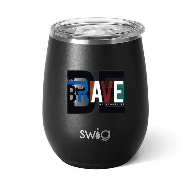 Swig® 14 oz. Matte Stemless Wine Cup, Full Color Digital - Swig® 14 oz. Matte Stemless Wine Cup, Full Color Digital - Image 2 of 15