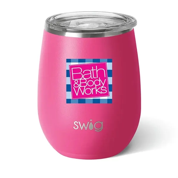 Swig® 14 oz. Matte Stemless Wine Cup, Full Color Digital - Swig® 14 oz. Matte Stemless Wine Cup, Full Color Digital - Image 6 of 15