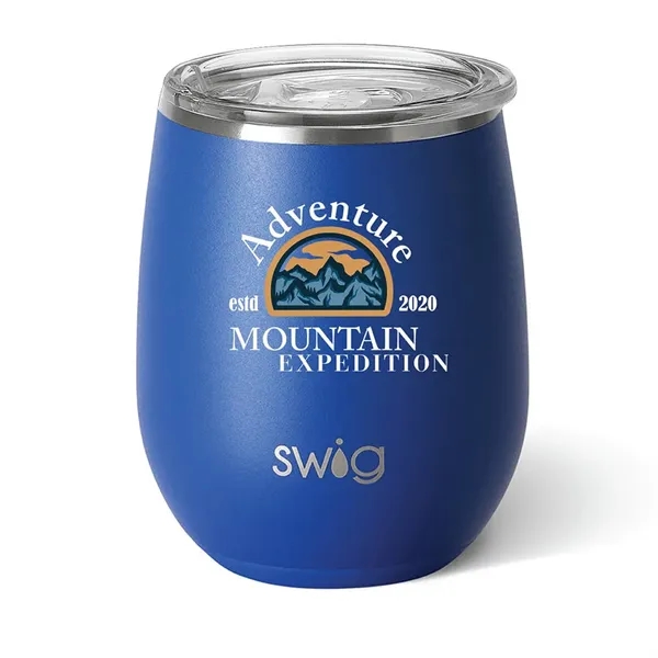 Swig® 14 oz. Matte Stemless Wine Cup, Full Color Digital - Swig® 14 oz. Matte Stemless Wine Cup, Full Color Digital - Image 12 of 15