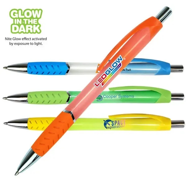 Nite Glow Grip Pen, Full Color Digital - Nite Glow Grip Pen, Full Color Digital - Image 5 of 5
