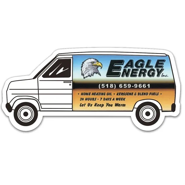 Full Color Digital Stock Shaped Magnets - Van - Full Color Digital Stock Shaped Magnets - Van - Image 2 of 2