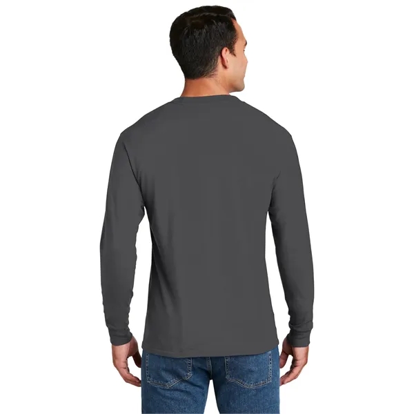 Hanes Beefy-T - 100% Cotton Long Sleeve T-Shirt. - Hanes Beefy-T - 100% Cotton Long Sleeve T-Shirt. - Image 39 of 42
