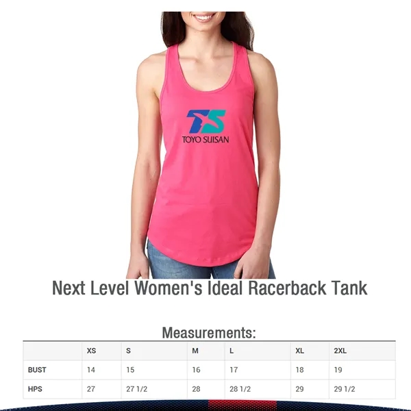 Next Level® Ladies' Racerback Tank Tops - Next Level® Ladies' Racerback Tank Tops - Image 2 of 5