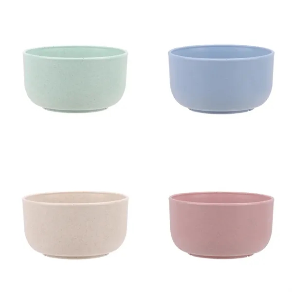 100% Bpa-Free Wheat Straw Fiber Snack Bowls(4 Pcs) - 100% Bpa-Free Wheat Straw Fiber Snack Bowls(4 Pcs) - Image 1 of 2