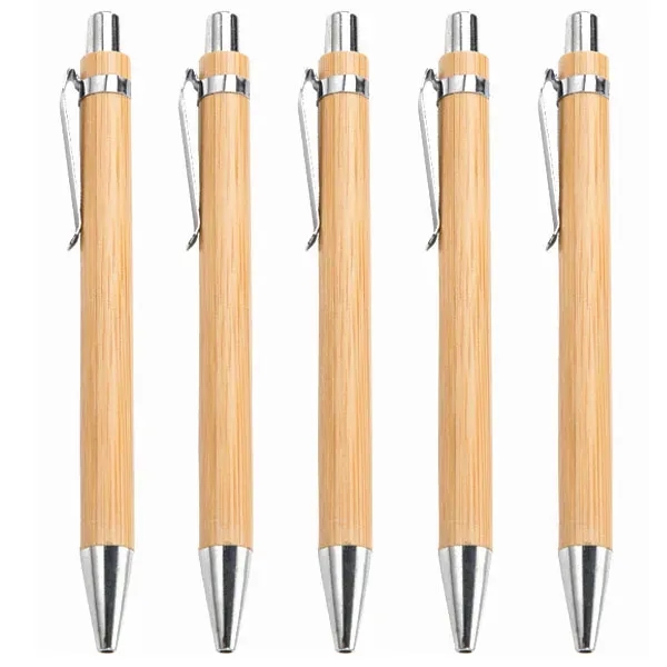 Eco-Friendly Bamboo Click Ballpoint Pen - Eco-Friendly Bamboo Click Ballpoint Pen - Image 3 of 5
