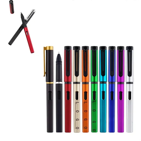 0.5 Mm Black Ink Custom Business Gel Pen - 0.5 Mm Black Ink Custom Business Gel Pen - Image 0 of 2