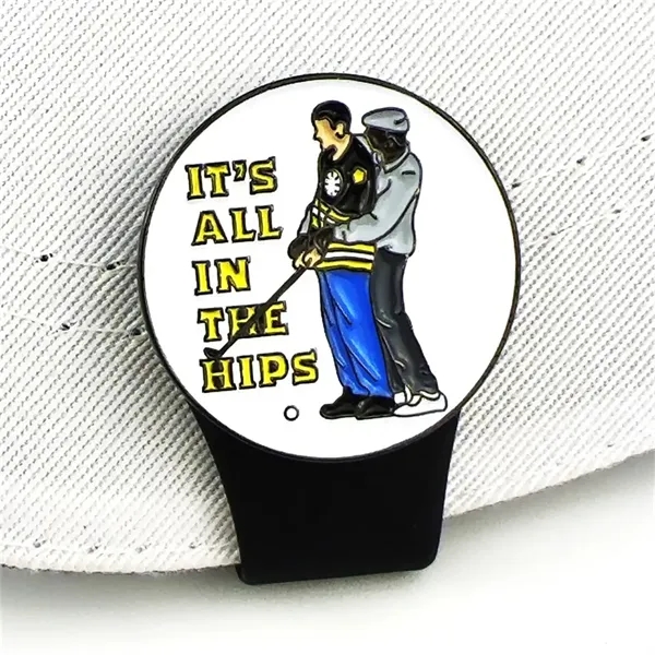 Golf Hat Clip Ball Marker Holder - Golf Hat Clip Ball Marker Holder - Image 1 of 5