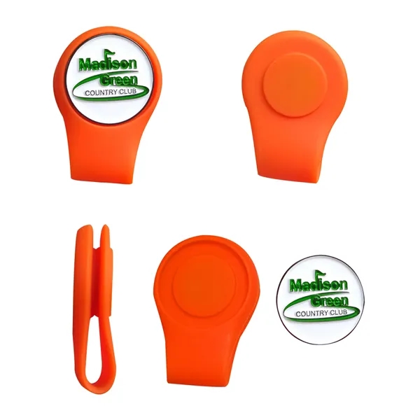 Golf Hat Clip Ball Marker Holder - Golf Hat Clip Ball Marker Holder - Image 2 of 5
