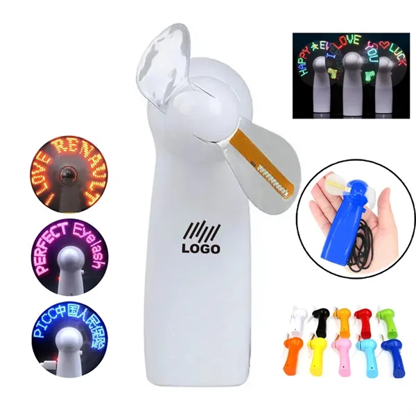 Advertising Portable Flash Led Fan Battery Included - Advertising Portable Flash Led Fan Battery Included - Image 0 of 4