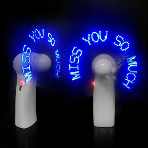 Advertising Portable Flash Led Fan Battery Included - Advertising Portable Flash Led Fan Battery Included - Image 2 of 4