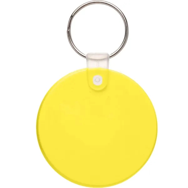 Soft Tag Custom Printed Round Keychains - Soft Tag Custom Printed Round Keychains - Image 1 of 3