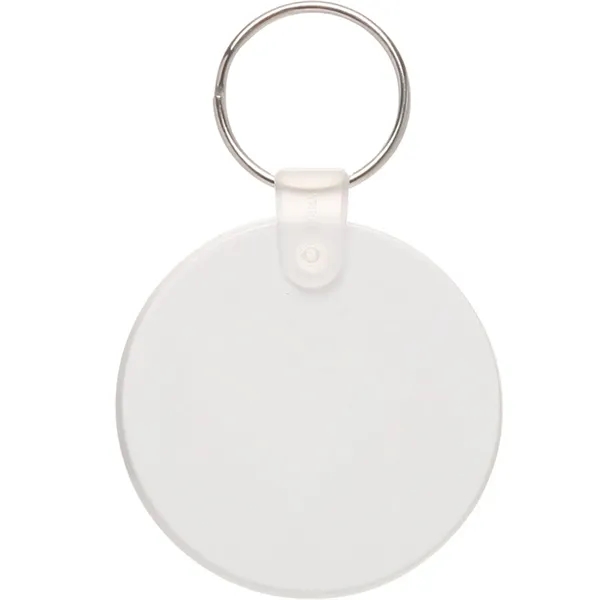 Soft Tag Custom Printed Round Keychains - Soft Tag Custom Printed Round Keychains - Image 2 of 3