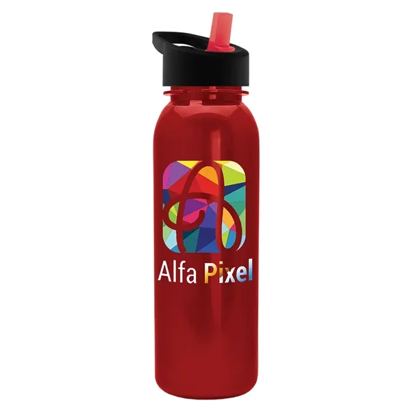 Digital Metalike 24 oz Bottle Flip Straw Lid - Digital Metalike 24 oz Bottle Flip Straw Lid - Image 3 of 17