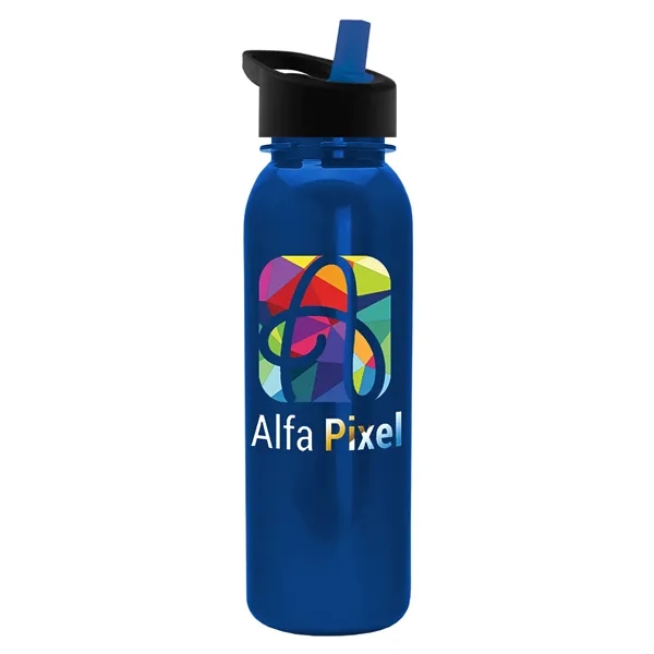 Digital Metalike 24 oz Bottle Flip Straw Lid - Digital Metalike 24 oz Bottle Flip Straw Lid - Image 7 of 17