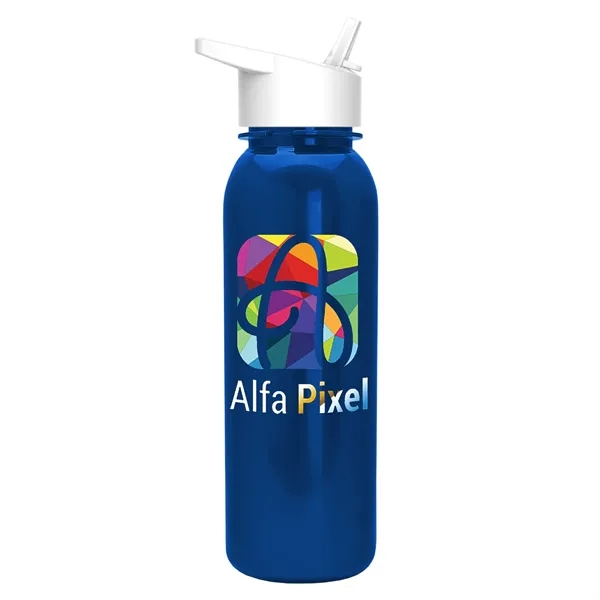 Digital Metalike 24 oz Bottle Flip Straw Lid - Digital Metalike 24 oz Bottle Flip Straw Lid - Image 8 of 17