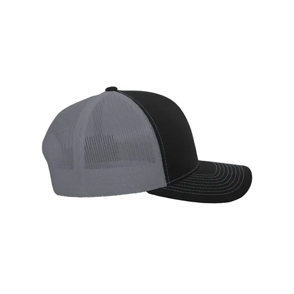 Pacific Headwear Contrast Stitch Trucker Snapback - Pacific Headwear Contrast Stitch Trucker Snapback - Image 35 of 58