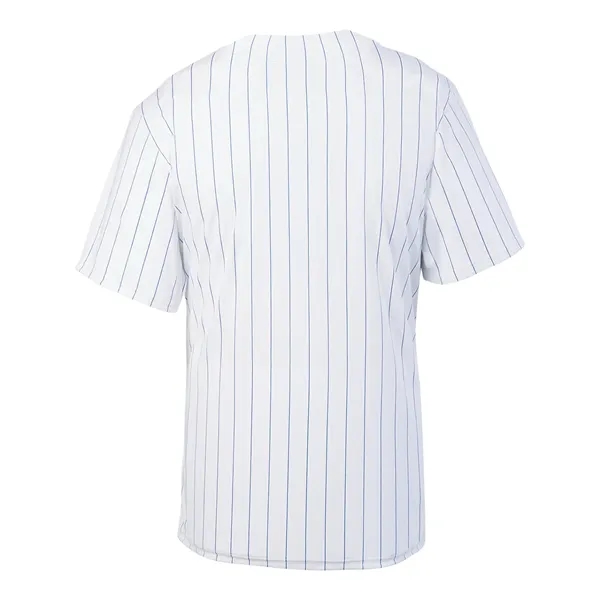 Augusta Sportswear Unisex Pin Stripe Baseball Jersey - Augusta Sportswear Unisex Pin Stripe Baseball Jersey - Image 5 of 5