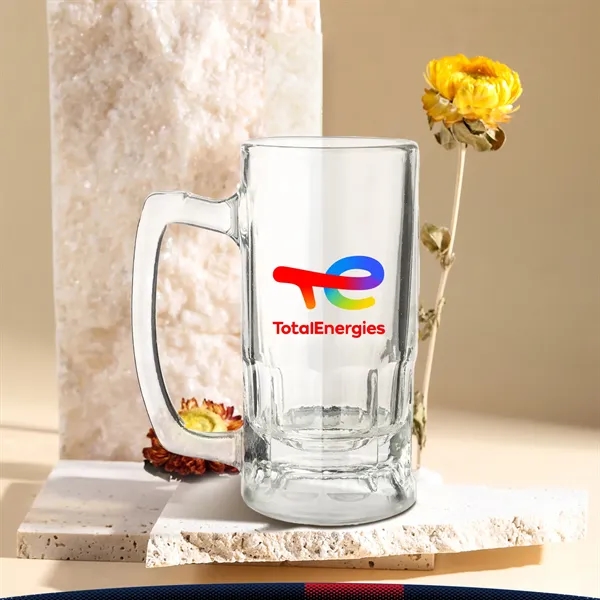 12 oz. Dyhir Glass Beer Mugs - 12 oz. Dyhir Glass Beer Mugs - Image 1 of 3