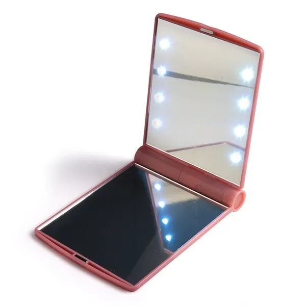 LED Travel Makeup Mirror - LED Travel Makeup Mirror - Image 1 of 3