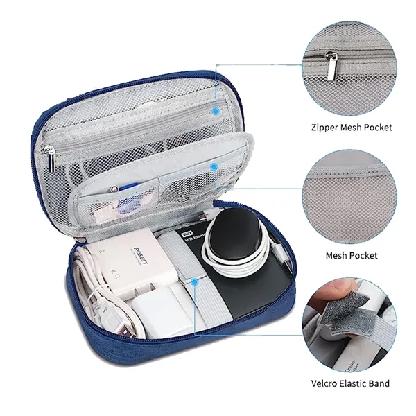 Electronic Accessories Carry Storage Bag - Electronic Accessories Carry Storage Bag - Image 1 of 4
