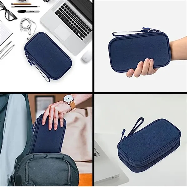 Electronic Accessories Carry Storage Bag - Electronic Accessories Carry Storage Bag - Image 3 of 4