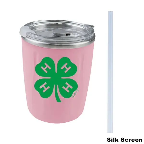 250 ML Silicone Insulated Double Wall Tumbler With Straw - 250 ML Silicone Insulated Double Wall Tumbler With Straw - Image 6 of 11